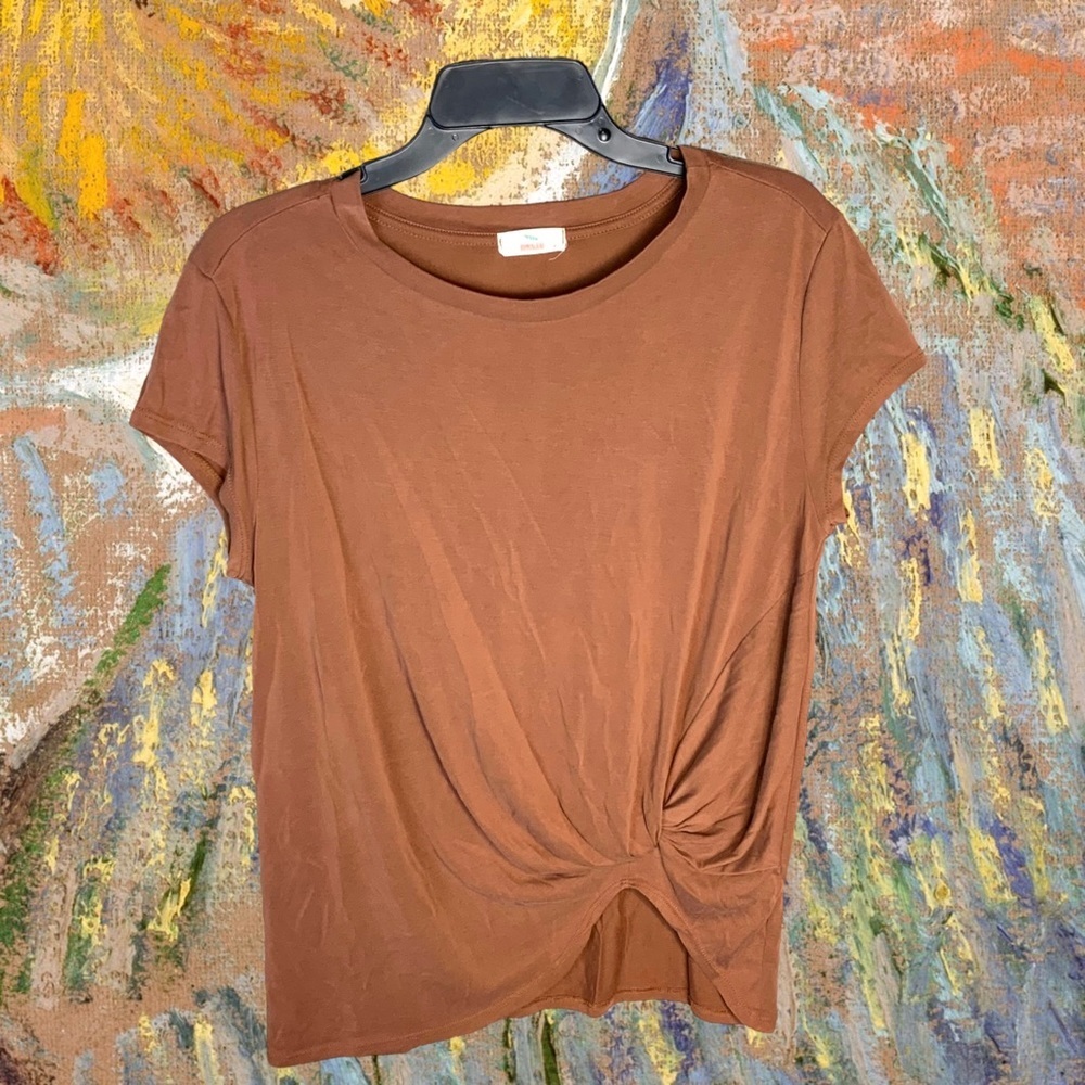 Hummingbird Rest Shirt w Gathered Side Wm S